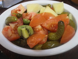Ensalada de kiwi, tomate y melón  #RevistaCookpad