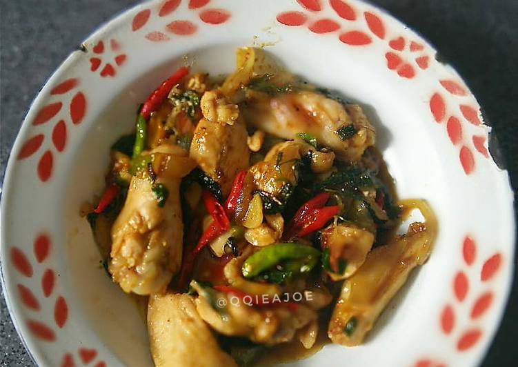 Cara memasak Oseng Ayam Kemanggi Pedas, Bikin Ngiler