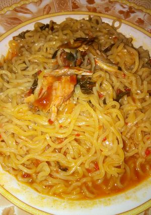 A picture of Simple yummy indomie.