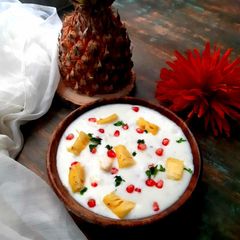 A picture of Pineapple raita.