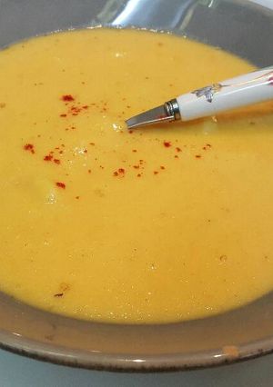 Una foto de Crema de bacalao