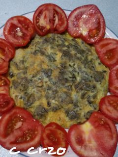 Una foto de Tortilla de Verdolaga