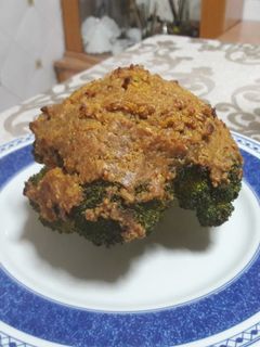 Una foto de Brócoli asado vegano