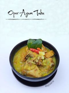 Foto resep Opor Ayam Tahu