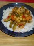 Cazuela de Garbanzos con Arroz