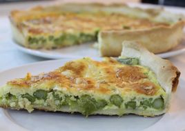 Tarta de espárragos súper fácil