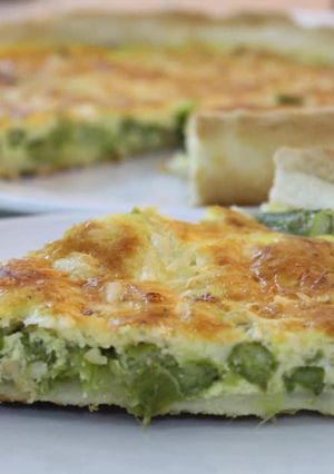 Una foto de Tarta de espárragos súper fácil