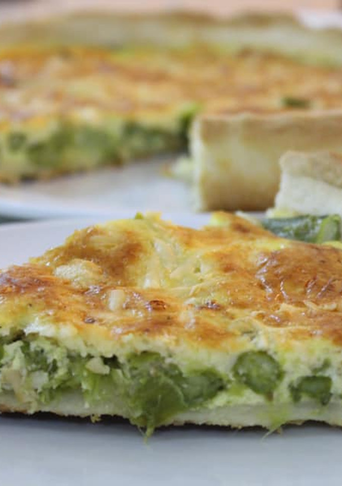 Una foto de Tarta de espárragos súper fácil