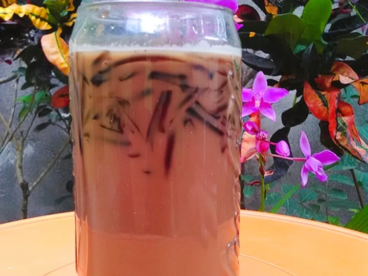 Cara Gampang Membikin Resep Es Capucino cincau murmer yang Bikin Ngiler Anti Ribet, Lezat
