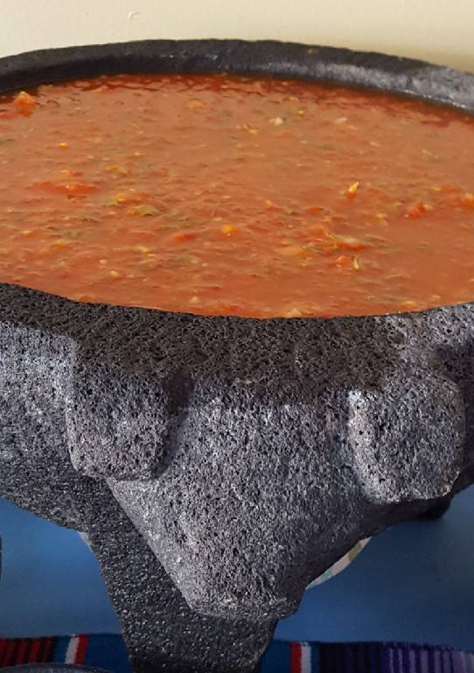 Una foto de Salsa Yesi. (Salsa de jitomates y chiles de árbol)