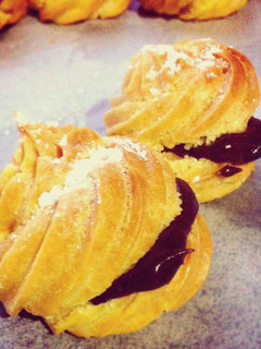 Foto resep Choux Pastry (Kue Sus) with chocolate fla