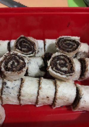 Foto resep Roti tawar gulung selai