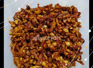 Foto resep Sambal Keringan Tempe Teri Kacang dengan Jeruk kunci Simple
