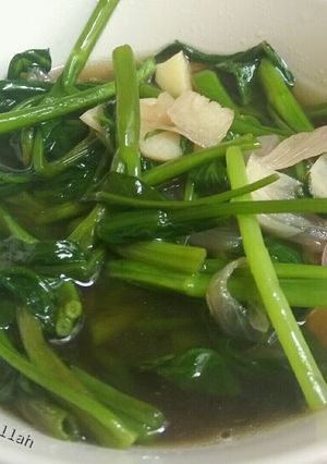 Foto resep Sayur kangkung saos tiram Simple