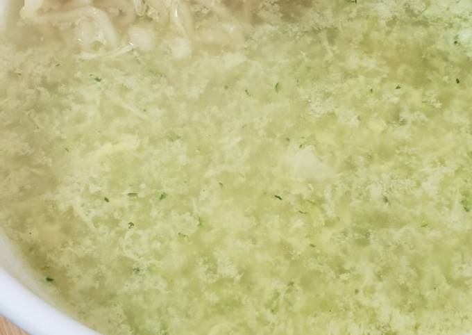 Toddler Friendly Green Noodle Soup