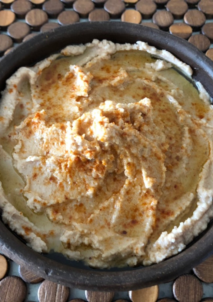 Una foto de Hummus de piñones en Thermomix