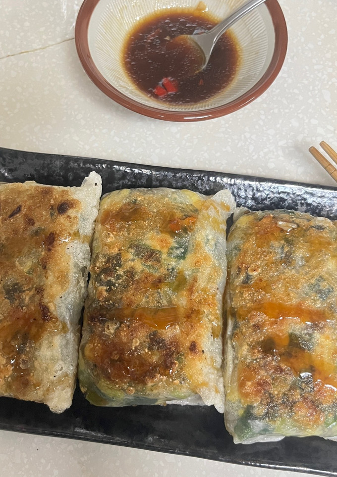 越南米紙韭菜盒 的食譜成品照片