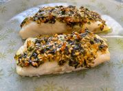 Una foto de pescado blanco al horno