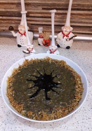 عکسی از دستور آش سبزی