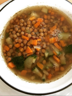 Una foto de Lentejas con verduras
