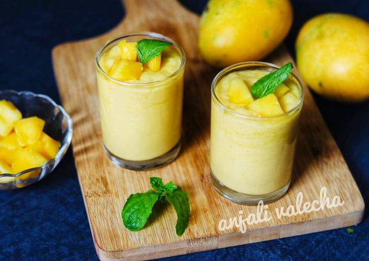 Simple Way to Make Perfect Mango lassi