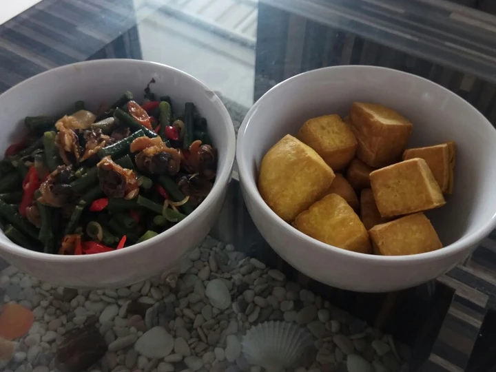 Langkah Gampang Menyiapkan Resep Tumis kacang panjang dan daging kerang dara yang Bisa Manjain Lidah Anti Ribet, Sempurna