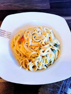 Una foto de Fettuccine Alfredo