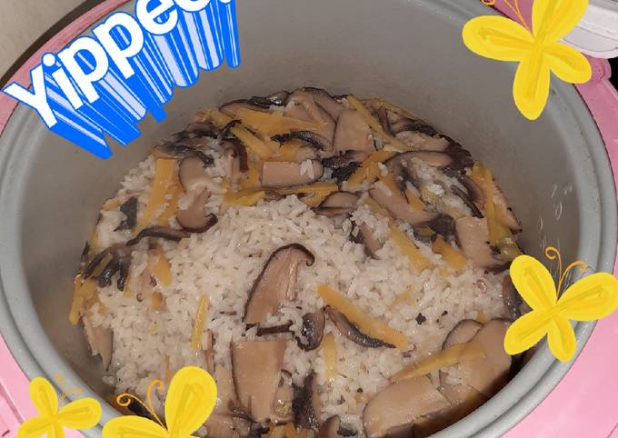 Yuk intip, Bagaimana cara bikin Nasi Jamur Rice Cooker  lezat