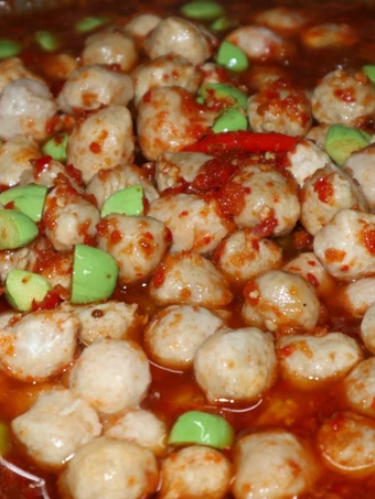 Cara Mudah Membuat Resep Pentol Bakso Pete Mercon, Cocok Untuk Pecinta Pedas yang Lezat Anti Ribet, Lezat Sekali