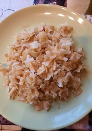 Káposztás tészta recept fotója
