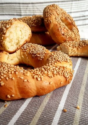 Une photo de Pain simit turc