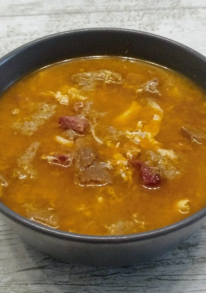 Una foto de Sopa de ajo (o castellana)