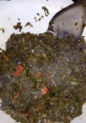 A picture of Managu (mboga kienyeji).
