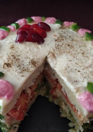 A picture of Dhokla Cake.