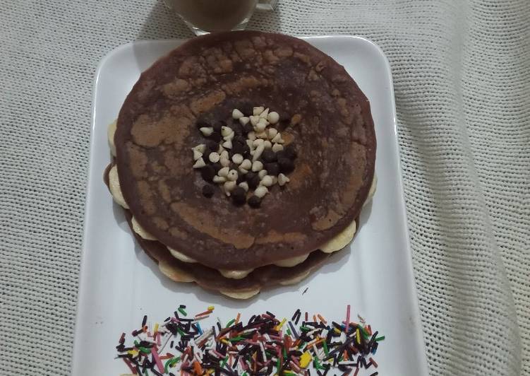 Easiest Way to Prepare Homemade Chocolate pancakes