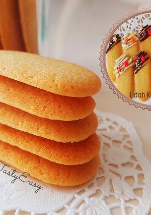 Foto resep Kue Lidah Kucing Lembut dan Renyah | Cat Tongue Cookies | Kue Lidah Kucing Genit | Kue Lebaran