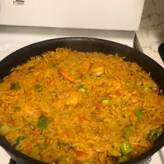 A picture of Shrimp Rice.
