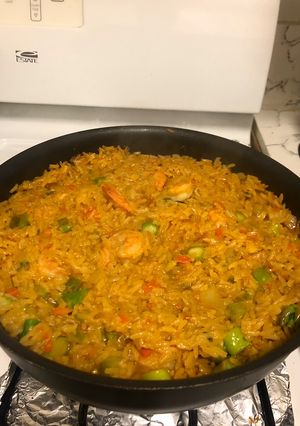 A picture of Shrimp Rice.