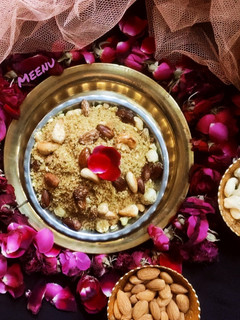 ड्राइफ्रुट पंजीरी (dry fruits panjiri recipe in Hindi) रेसिपी मुख्य फोटो