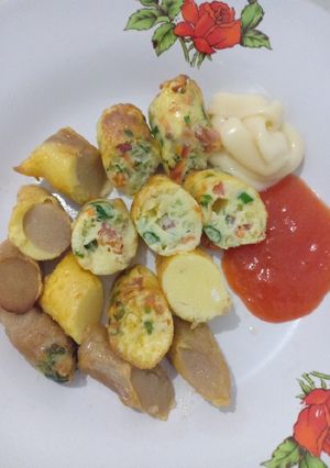 Foto resep Telur kukus goreng simpel