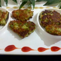 A picture of Paneer-Green Peas Tikki.
