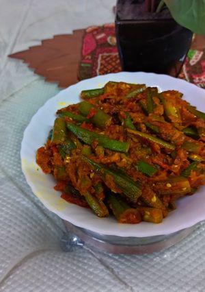 मसाला भिंडी (masala bhindi recipe in Hindi) रेसिपी मुख्य फोटो