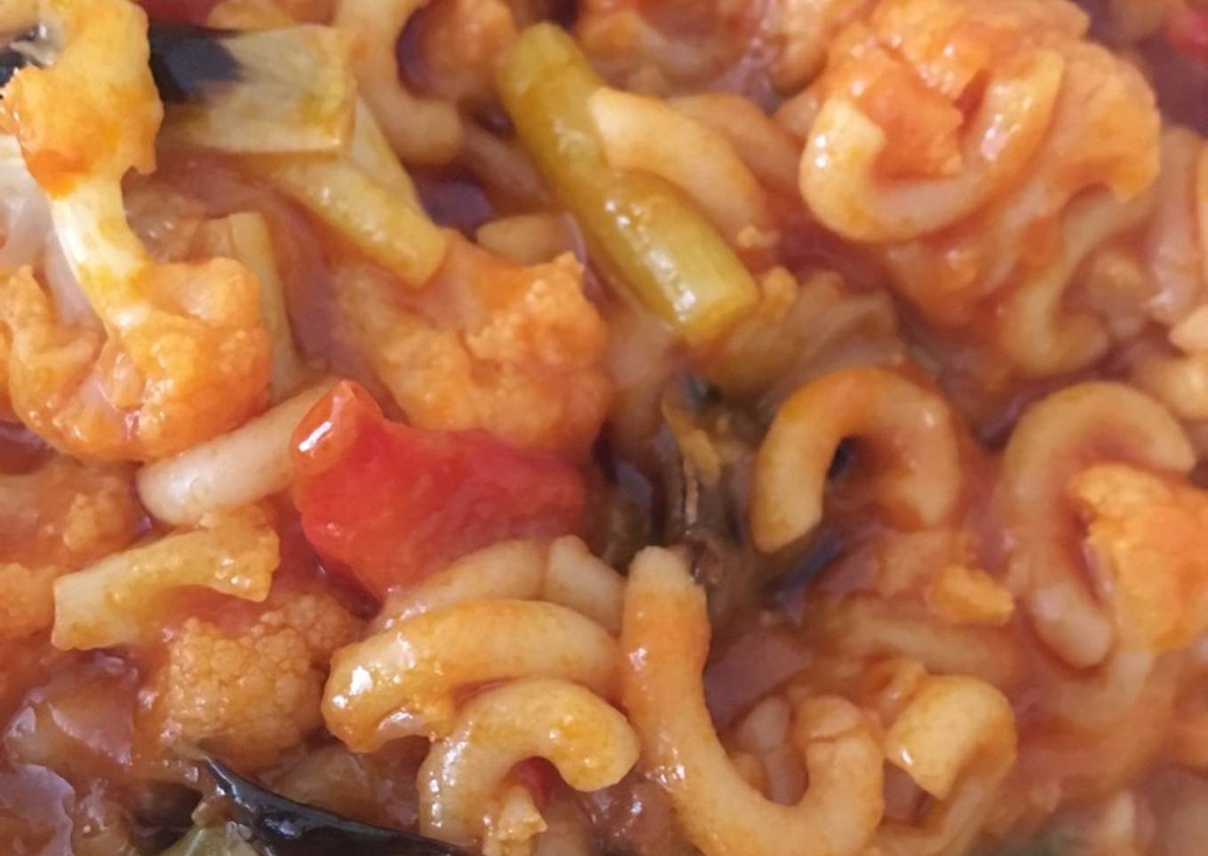 Fideúa con verduras