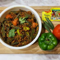 A picture of Maggi Masala Bhindi.