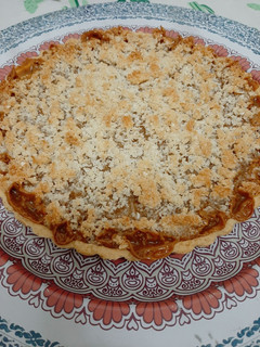 Una foto de Tarta de coco y dulce de leche