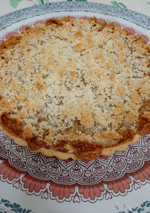 Una foto de Tarta de coco y dulce de leche
