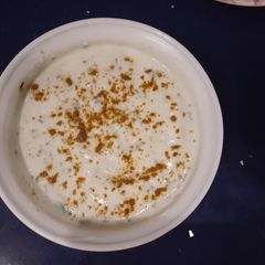 A picture of Green Spiced Yogurt/ Green Raita🥣.