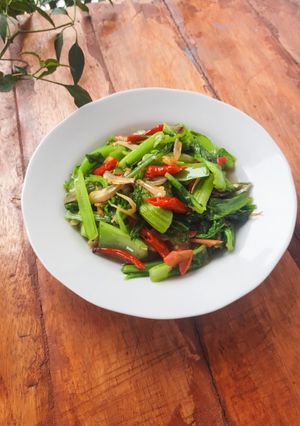 Foto resep Tumis Sawi Teri