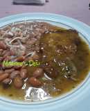 Chuleta de cerdo en salsa verde