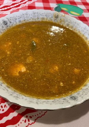 Una foto de Sopa de verduras mbarete
